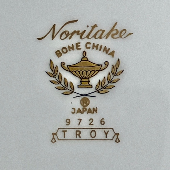 9 NORITAKE ‘TROY’ Bread Plates / Rare Discontinued 1996 / Ivory Fine Bone China - Picture 6 of 8